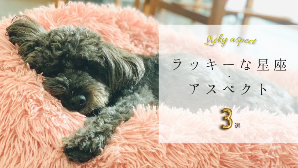 ラッキーな星座アスペクト3選